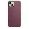 Apple FineWoven-kuori MagSafe-yhteensopiva iPhone 15 Plus mulberry