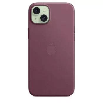 Apple FineWoven-kuori MagSafe-yhteensopiva iPhone 15 Plus mulberry