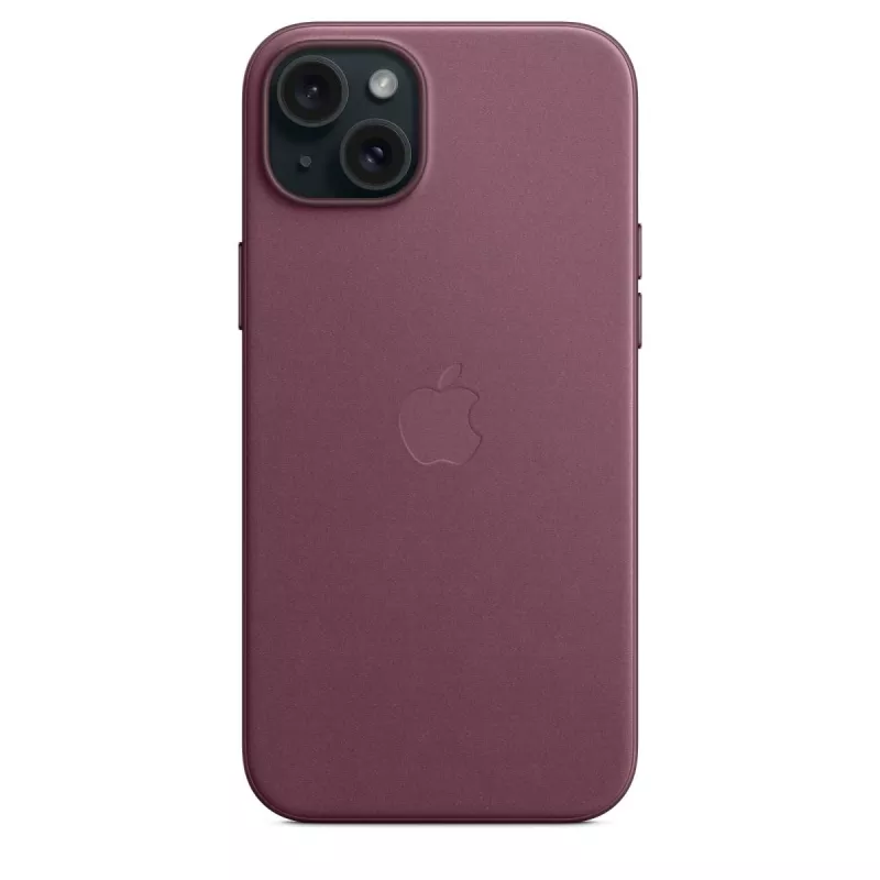 Apple FineWoven-kuori MagSafe-yhteensopiva iPhone 15 Plus mulberry