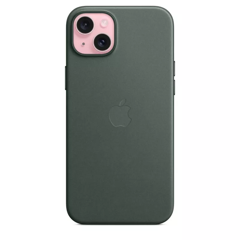 Apple FineWoven-kuori MagSafe-yhteensopiva iPhone 15 Plus evergreen