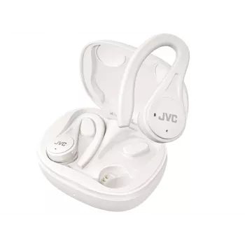 JVC Sports TWS valkoinen, True Wireless Stereo (TWS), 20 - 20000 Hz, puhelut/musiikki, 6,8 g, headset, valkoinen