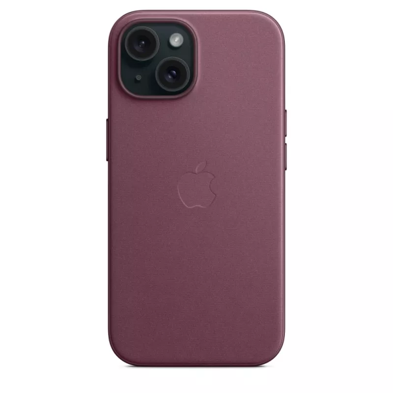 Apple FineWoven -kotelo MagSafe-yhteensopiva iPhone 15 Mulberry
