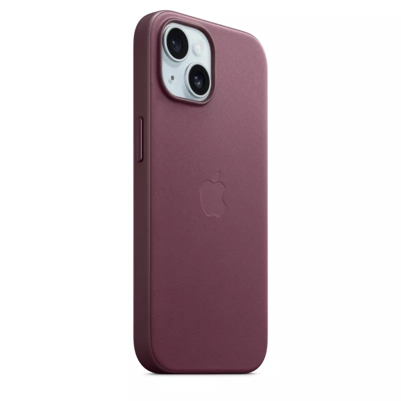 Apple FineWoven -kotelo MagSafe-yhteensopiva iPhone 15 Mulberry
