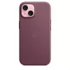 Apple FineWoven -kotelo MagSafe-yhteensopiva iPhone 15 Mulberry