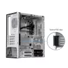 Chieftec BS-20B-OP Mini Tower -tietokonekotelo, microATX/Mini-ITX, ilman virtalähdettä, 2x 3,5″, 2x 2,5″, 1x 5,25″ asemapaikka, näytönohjain enintään 270 mm, USB-C, 90 mm tuuletin, musta