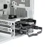 Chieftec BS-20B-OP Mini Tower -tietokonekotelo, microATX/Mini-ITX, ilman virtalähdettä, 2x 3,5″, 2x 2,5″, 1x 5,25″ asemapaikka, näytönohjain enintään 270 mm, USB-C, 90 mm tuuletin, musta