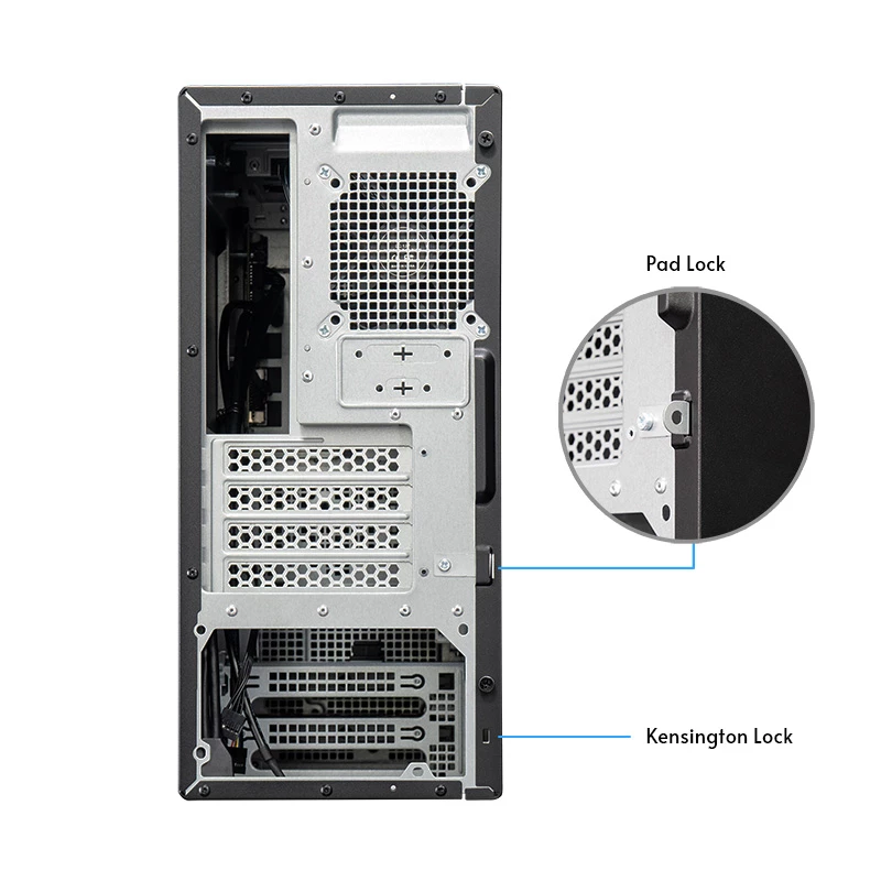 Chieftec BS-20B-OP Mini Tower -tietokonekotelo, microATX/Mini-ITX, ilman virtalähdettä, 2x 3,5″, 2x 2,5″, 1x 5,25″ asemapaikka, näytönohjain enintään 270 mm, USB-C, 90 mm tuuletin, musta