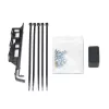 Chieftec BS-20B-OP Mini Tower -tietokonekotelo, microATX/Mini-ITX, ilman virtalähdettä, 2x 3,5″, 2x 2,5″, 1x 5,25″ asemapaikka, näytönohjain enintään 270 mm, USB-C, 90 mm tuuletin, musta