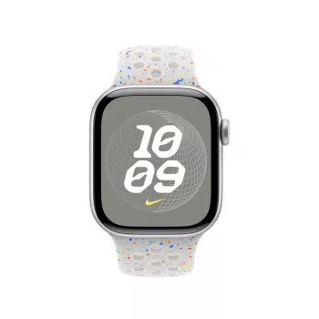 APPLE 40 mm Nike Sport -ranneke Pure Platinum - M/L