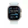 APPLE 49mm Ice Blue Ocean Band Extension - Natural Titanium -viimeistely