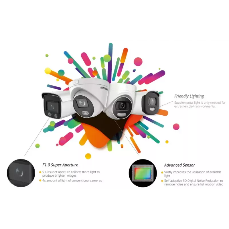 IP-valvontakamera Hikvision DS-2CD2087G2-L(2.8MM) ulkokäyttöön