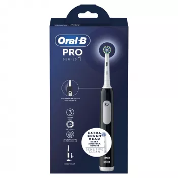 Oral-B Pro Series 1 aikuisten oskilloiva hammasharja musta, valkoinen