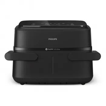 Philips 1000 series NA150/00 friteerauskeitin kaksinkertainen 7 l vapaasti seisova 2450 W kiertoilmakypsennin musta