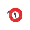 BASEUS punottu Cafule-pikalatauskaapeli – USB Type-A Type-C 2 A – 2 m – punainen (nailon)