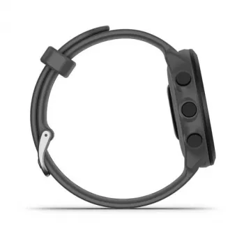 Älykello GARMIN Forerunner 55, pyöreä 42 mm kotelo, harmaa, silikoniranneke, GPS/GLONASS/Galileo, 5 ATM vesitiiviys