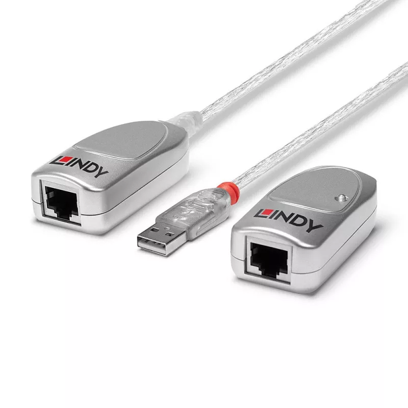Lindy 50 m USB 1.1 Cat.6 -jatko