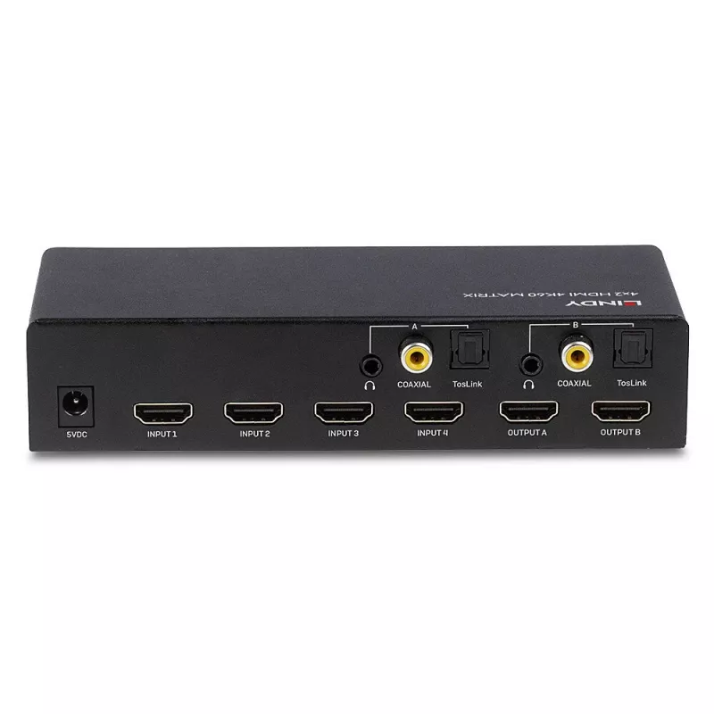 AV-matriisikytkin Lindy 4x2 HDMI 4K60 matriisi