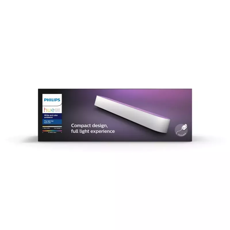 Älykäs pöytävalaisin Philips Hue White and Colour Ambience Play Lightbar