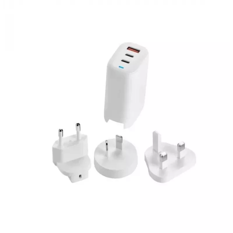 Laturi Acer GaN Tech 65W-19V yleislaturi sisäkäyttöön AC valkoinen USB Type-C