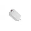 Laturi Acer GaN Tech 65W-19V yleislaturi sisäkäyttöön AC valkoinen USB Type-C