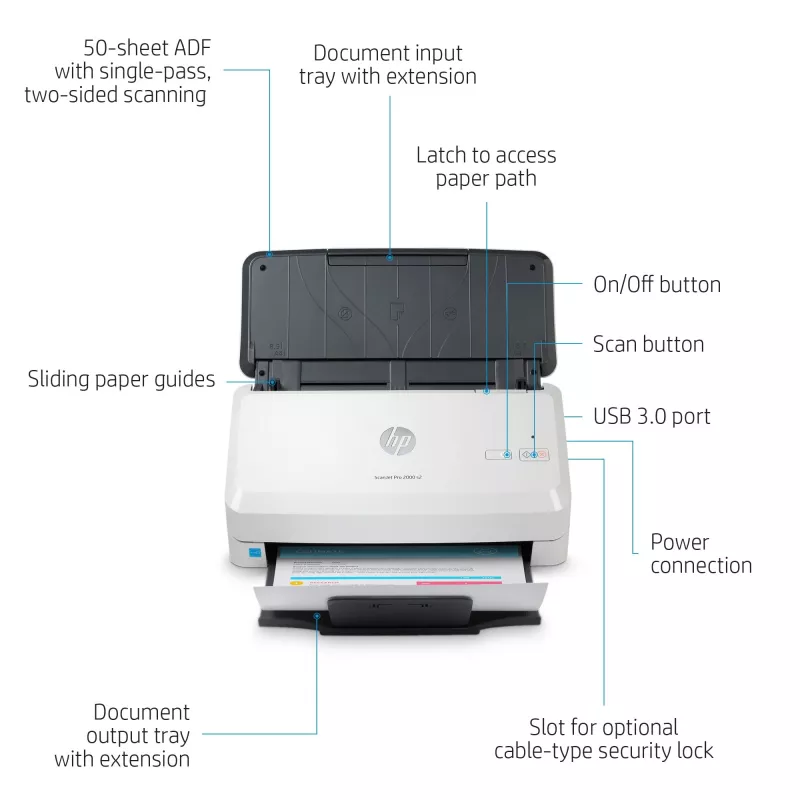 HP Scanjet Pro 2000 s2 syöttöskanneri