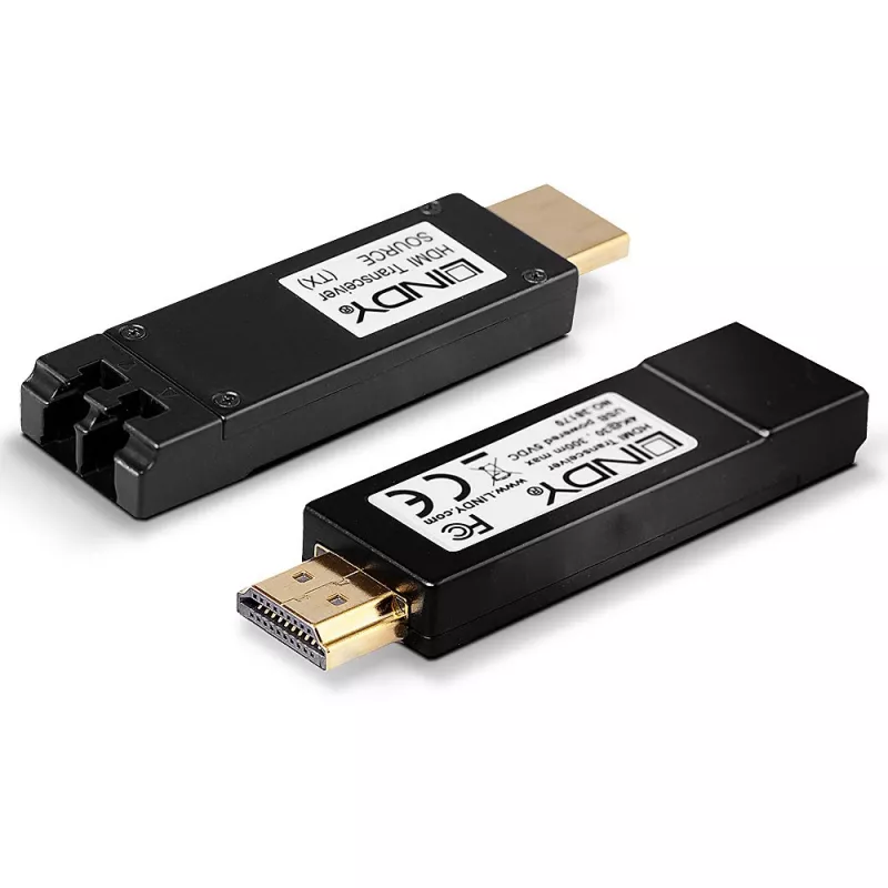 AV-lähetin & -vastaanotin Lindy 300 m kuitu-HDMI 4K30 jatko
