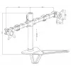iiyama DS1002D-B1 näyttöteline / jalusta 76,2 cm (30 tuumaa) työpöytä musta