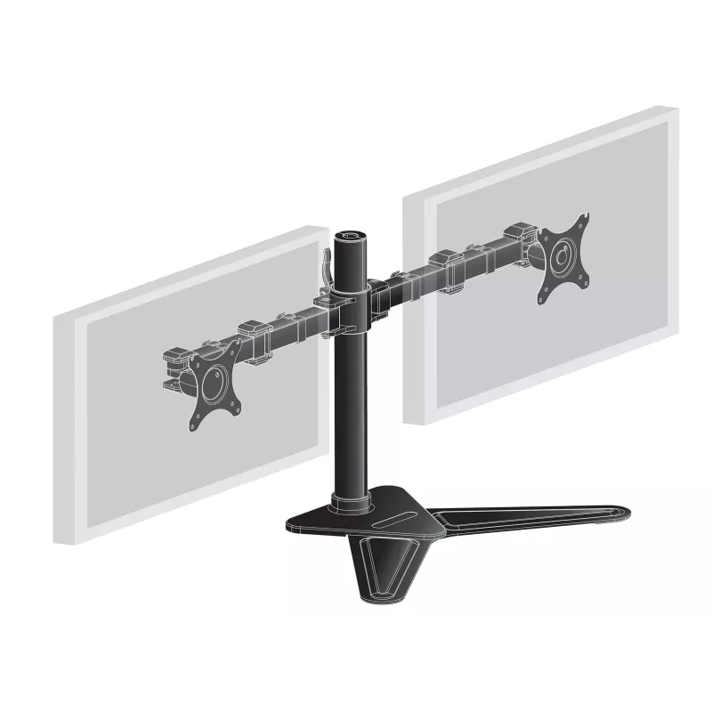 iiyama DS1002D-B1 näyttöteline / jalusta 76,2 cm (30 tuumaa) työpöytä musta
