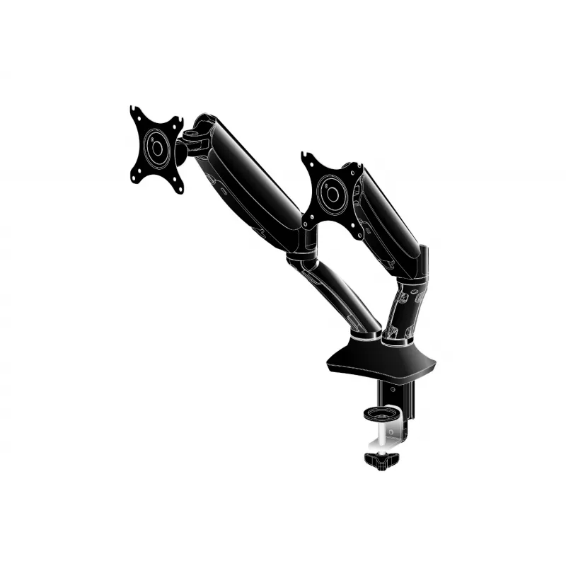 iiyama DS3002C-B1 näyttöteline / jalusta 68.6 cm (27 tuumaa) työpöytä musta