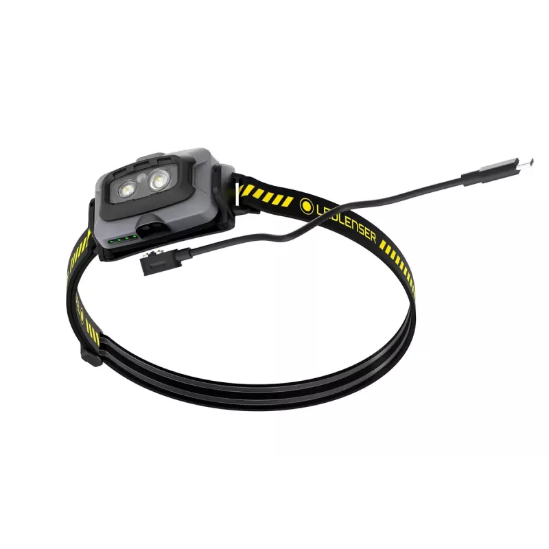 Otsalamppu Ledlenser HF4R Work musta IP68 LED 20 lm