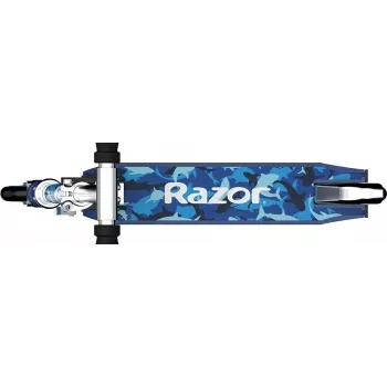 Potkulauta Razor Model A Shark Camo — taitettava kevyt lasten/nuorten potkulauta, 2 pyörää, säädettävä ohjaustanko, enintään 65 kg