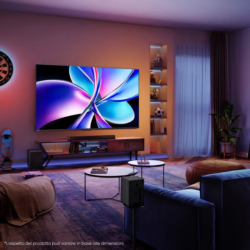 Hisense E7Q PRO 50E7Q PRO 127 cm (50 tuumaa) 4K Ultra HD Smart TV Wi-Fi musta