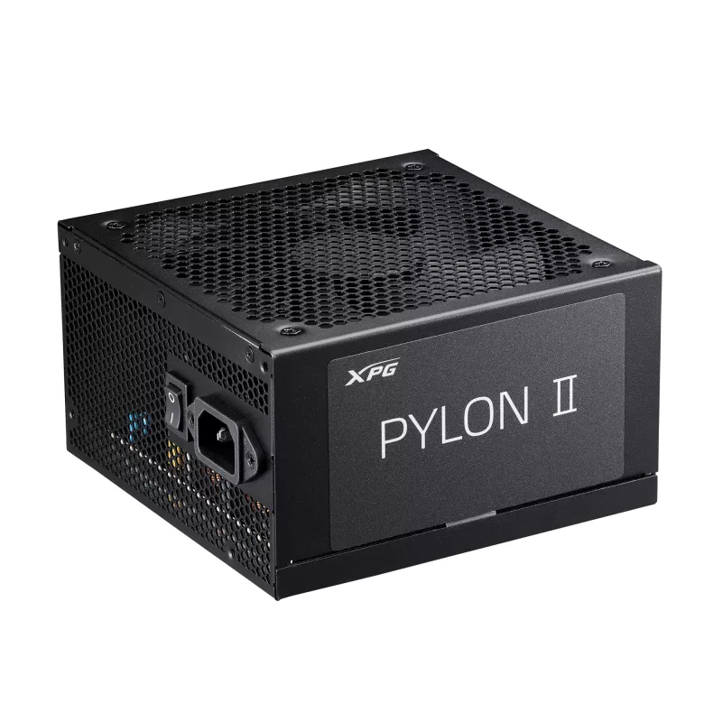 XPG PYLON II 650W BRONZE virtalähde, 650 W, 100 - 240 V, 50/60 Hz, 10 A, Active, 20 A