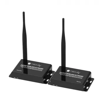 Techly IDATA HDMI-WL55 AV-jatko AV-lähetin ja -vastaanotin musta