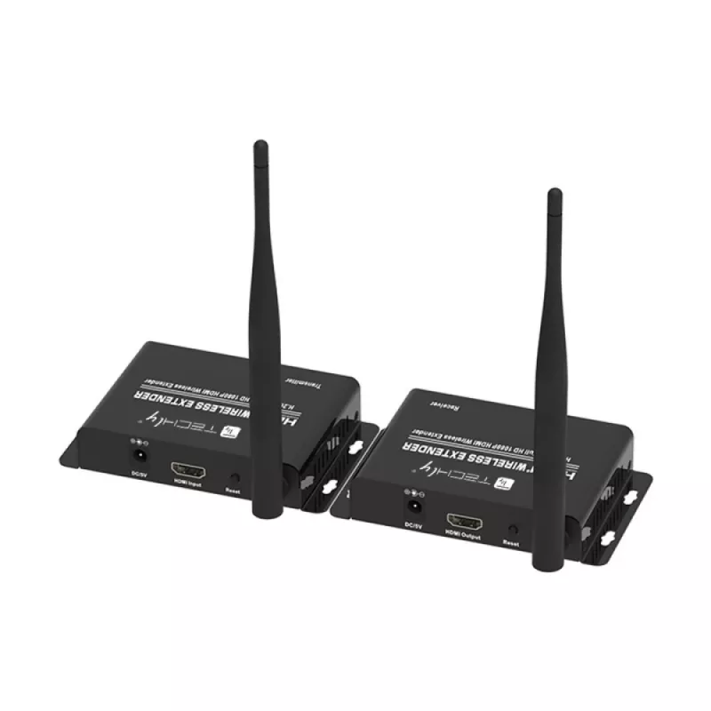Techly IDATA HDMI-WL55 AV-jatko AV-lähetin ja -vastaanotin musta