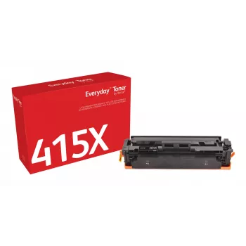 Everyday™ musta värikasetti Xerox yhteensopiva HP 415X (W2030X) kanssa, suuri kapasiteetti