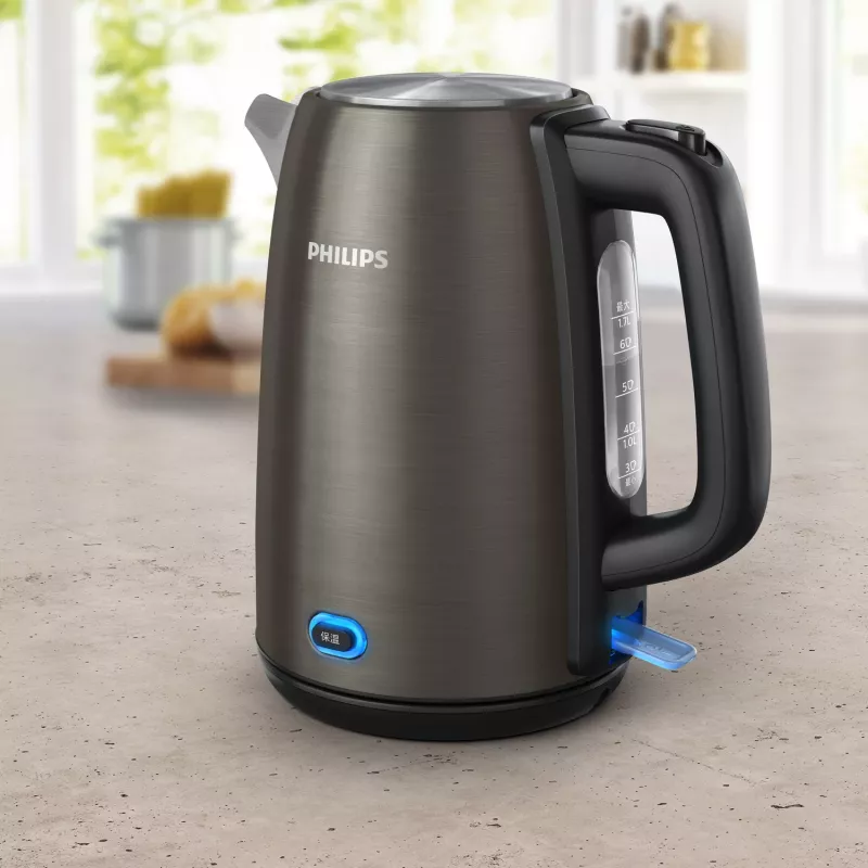 Sähköinen vedenkeitin Philips HD9353/90 1,7 L 2060 W ruostumaton teräs, musta