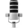 Dynaaminen lavamikrofoni Rode PodMic valkoinen — kardioidi, XLR, 20–20000 Hz, -57 dB herkkyys