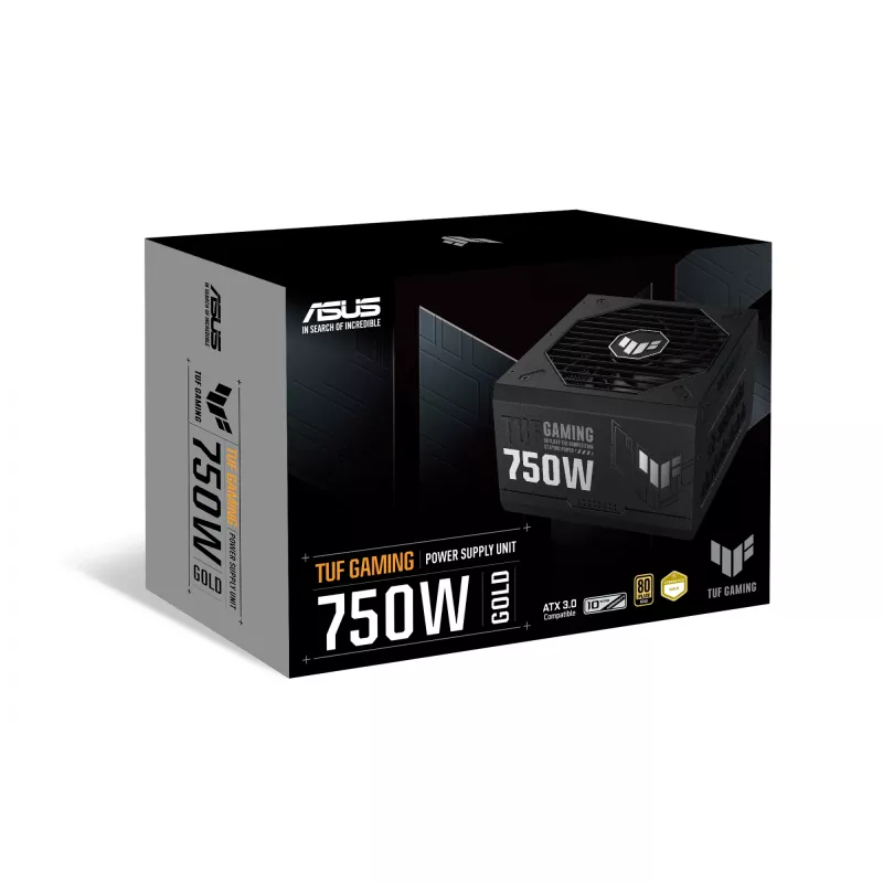 ASUS TUF Gaming 750W Gold virtalähde 20+4-Pin ATX ATX musta