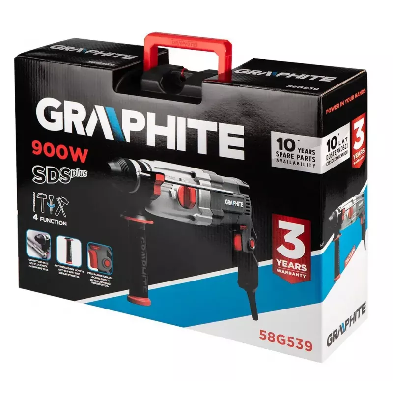 Poravasara GRAPHITE 58G539 — yksiosainen, kompakti muotoilu