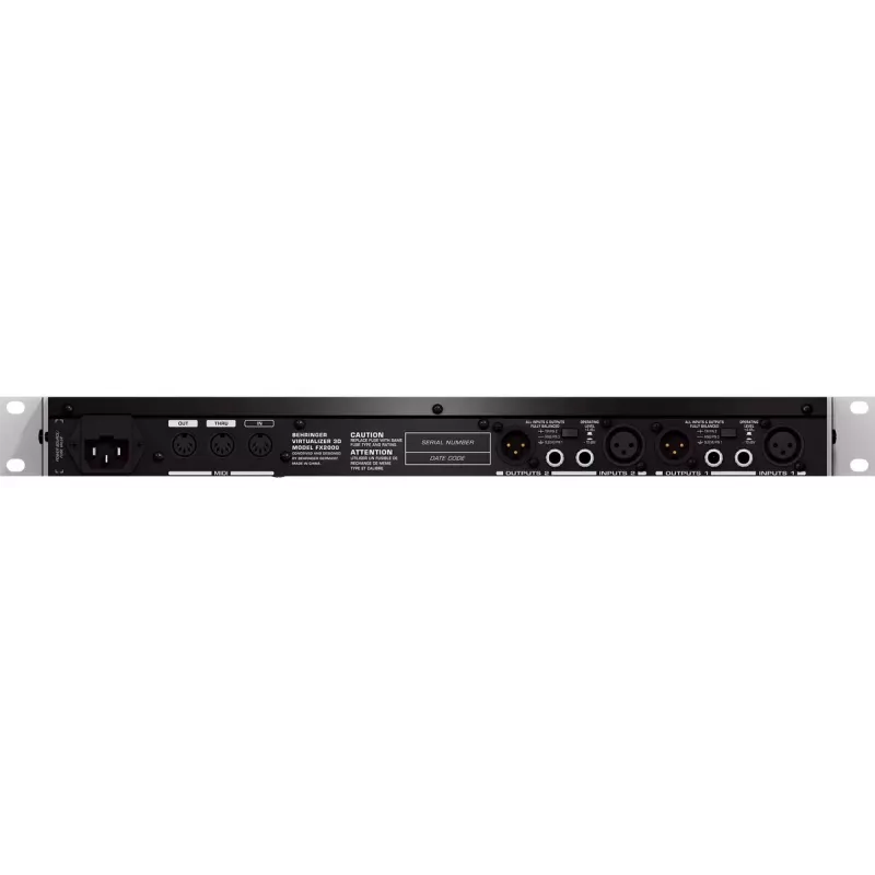 Efektiprosessori Behringer FX2000 44,5 mm leveys 483 mm syvyys 217 mm korkeus