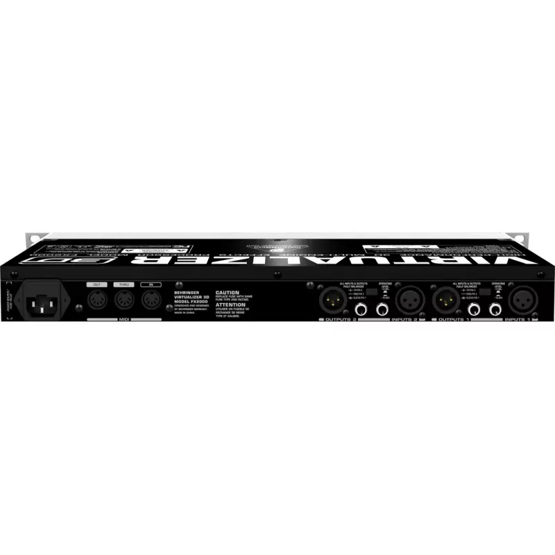 Efektiprosessori Behringer FX2000 44,5 mm leveys 483 mm syvyys 217 mm korkeus