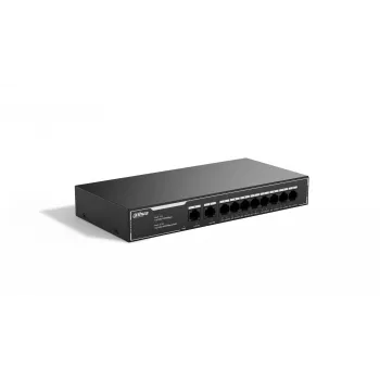 Dahua Technology PoE SG1010LP hallitsematon L2 Gigabit Ethernet (10/100/1000) Power over Ethernet (PoE) musta