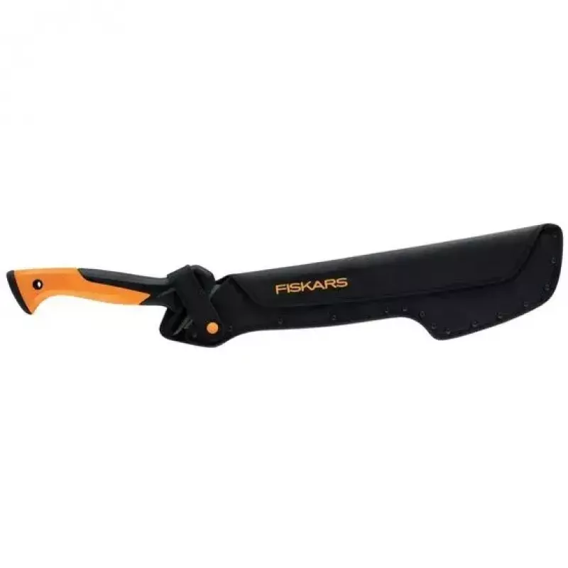 Puutarhaviidakkoveitsi Fiskars 1051236 ruostumaton teräs oranssi kahva