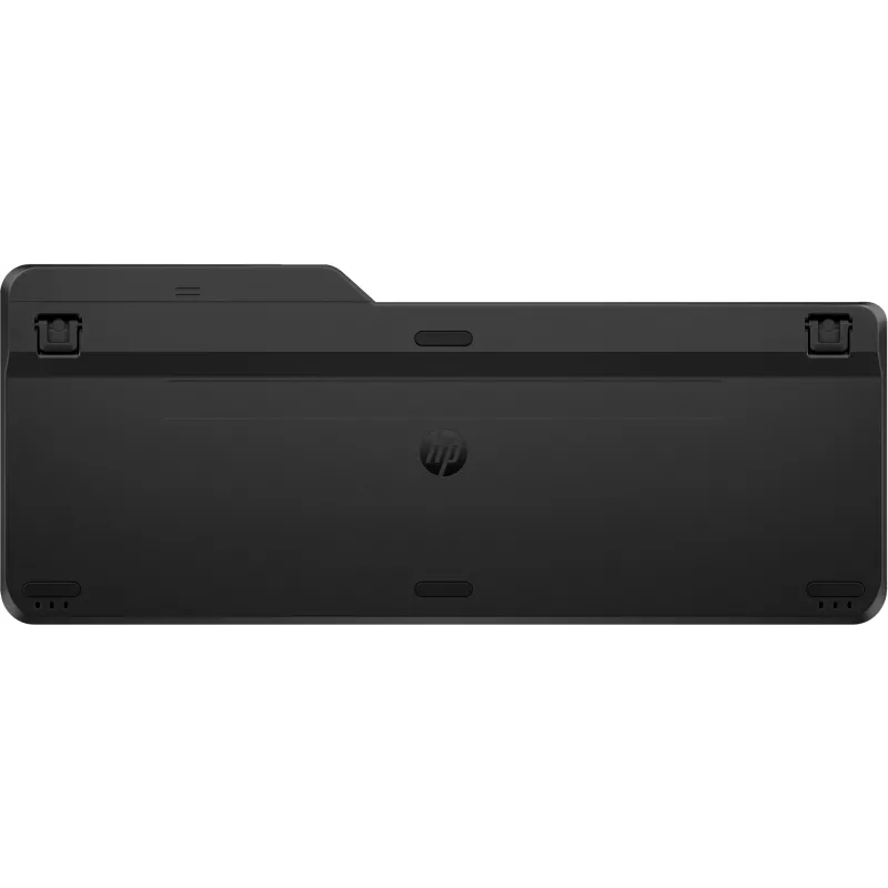 Funkmaus HP 475 Dual-Mode — täysikokoinen QWERTY, RF + Bluetooth 5.3, numeronäppäimistö, musta, 376×153×19 mm