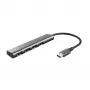 Trust Halyx USB 3.2 Gen 1 (3.1 Gen 1) Type-A 5 Mbit/s harmaa