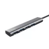Trust Halyx USB 3.2 Gen 1 (3.1 Gen 1) Type-A 5 Mbit/s harmaa