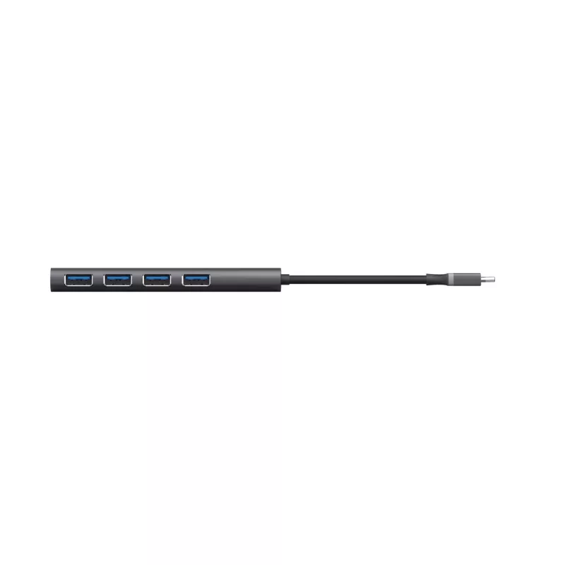 Trust Halyx USB 3.2 Gen 1 (3.1 Gen 1) Type-A 5 Mbit/s harmaa