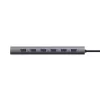 Trust Halyx 24967 7-porttinen USB-keskitin, USB 3.2 Gen 1, Type-A, 5000 Mbit/s, hopea