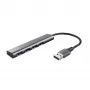 Trust Halyx USB 3.2 Gen 1 (3.1 Gen 1) Type-A 5 Mbit/s musta, harmaa